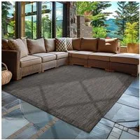 Carpettex Outdoorteppich Unicolor, Rechteck, Höhe: 3 mm, Teppich Wetterfest Waschbar Balkon, Garten, Terrasse und Küchenteppich