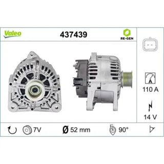 Valeo Lichtmaschine 110A Renault Grand Laguna Megane Sc?nic
