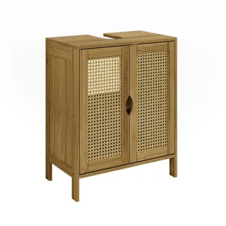 Vicco Waschbeckenunterschrank, Grün, Holzwerkstoff, 1 Fächer, Rechteckig, 48x60x29 cm, Badezimmer, Badezimmerschränke, Waschbeckenunterschränke