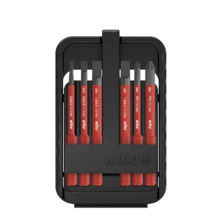 Wiha Bit Set slimBit electric Schlitz, Pozidriv 6-teilges Set - 43157