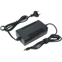 Trade-Shop Ladegerät 42V 2A passend für E-Bike Elektrofahrrad Pedelec Akkus Netzteil (Länge: ca. 2m / Stecker: 5,5mm x 2,1mm / mit LED-Ladestandsanzeige)
