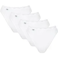 sloggi Taillenslip Basic+ (4er Pack) weich, Baumwollmix, Multipack, elastisch