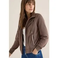 CECIL Sweatjacke mit Stehkragen und Reißverschluss