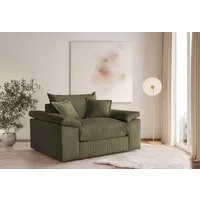 OTTO home XXL-Sessel Soft&Cosy, B: 151 cm - OTTO. Verlässliche Qualität., Mega-Sessel, Cord oder Chenille-Struktur, mit 2 Zierkissen