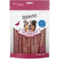 Dokas Entenbrust in Streifen 250 g, für: Hund