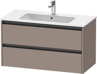 Duravit Ketho.2 Waschtischunterbau wandhängend Basalt Matt 1010x480x550 mm - K25264043430000 K25264043430000
