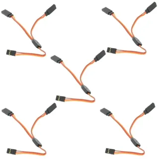 5PCS Amass 30cm Y Servo Cable Lead Splitter For JR Spektrum HITEC