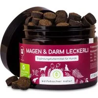 Wolfsbacher Natur Magen & Darm Leckerli - Probiotika Snacks für Hunde, für: Hund