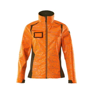 MASCOT Damen Softshell Jacke ACCELERATE SAFE Hi-vis Orange / Moosgrün 5XL - 19212-291-1433-5XL