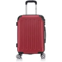 Flexot Hartschalen-Trolley F-2045 Kofferset, 360° Rollen, robuster Reisekoffer, Bordcase, 4 Rollen, Robuster und moderner Koffer mit vier 360° Rollen und Zahlenschloss