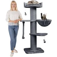 Happypet Kratzbaum COOPER, Katzenbaum 'Cooper', Gesamthöhe 150 cm, mit Spielseil und Spielball