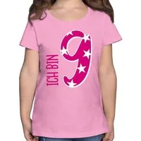 Shirtracer T-Shirt Ich bin neun 9. Geburtstag
