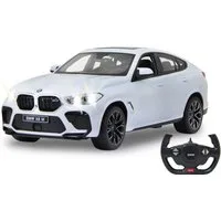 Jamara RC-Auto Deluxe Cars, BMW X6 M 1:14, weiß - 2,4 GHz, mit LED-Lichtern