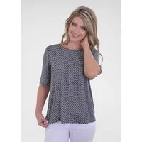 NAVIGAZIONE Print-Shirt (1-tlg) mit Viskose aus Bambusfasern