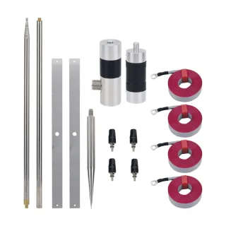 Portable Shortwave Antenna 7-54MHz HF GP Antenna Vertical Polarization 200W SSB CW FM Collapsible Telescopic Design Low