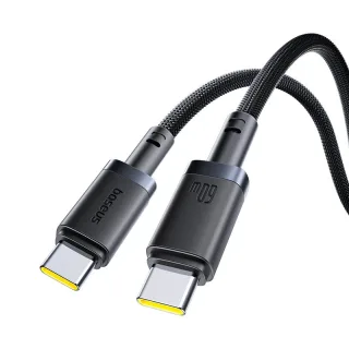 Baseus PD60W Type-C to Type-C Cable PD3.0 Fast Charging Data Transmission Tinned Copper Core Line 0.25M/1M/2M Long for i