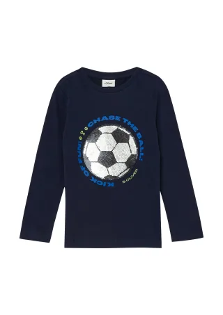 s.Oliver - T-Shirt blau - Gr. - 98