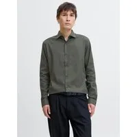 Jack & Jones Langarmhemd JPRBLAPARKER Slim Fit Hemd, atmungsaktiv, ideal für den Alltag Baumwolle, slim fit