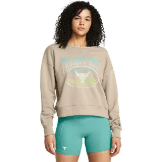 Under Armour - "Project Rock" Sweatshirt für Damen, Sweatshirt-Stoff (Braun)