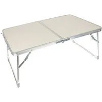 Trizand Campingtisch Klappbarer Campingtisch (Spar-Set, platzsparend), Lässt sich in Sekunden zu einem handlichen Koffer falten