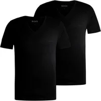 BOSS T-Shirt T-Shirt 2P ComfortS mit gesticktem Ton-in-Ton Logo