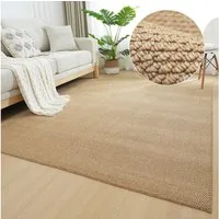 OTTO home Teppich Lilia, rechteckig, Höhe: 5 mm, Sisal-Optik, uni, waschbar, Wohnzimmer, Schlafzimmer, Esszimmer