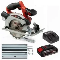 Einhell Akku-Handkreissäge Einhell Handkreissäge TE-CS 18/150 Li - 18V mit Akku 2.5 Ah,Schiene