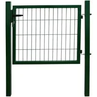 V2Aox Gartentor Gartentor Gartentür Zauntür Zauntor Gartenpforte Anthrazit Grün