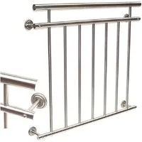 Apex Brüstungsgeländer Balkongeländer Fenster Geländer Edelstahl Französischer Balkon, 100 cm Länge