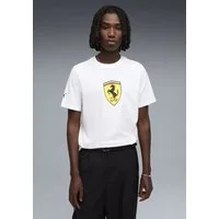 PUMA T-Shirt FERRARI COLORED SHIELD TEE Regular Fit, Kurzarm, für Motorsport-Fans, Rundhalsausschnitt