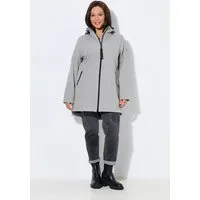 Ulla Popken Softshelljacke HYPRAR Softshelljacke wasserabweisend Fleecefutter