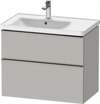 Duravit D-Neo Waschtischunterbau wandhängend Betongrau Matt 784x452x625 mm - DE4357070070000 DE4357070070000