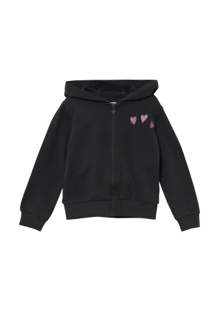s.Oliver - Sweatshirt Jacke grau - Gr. - 104/110