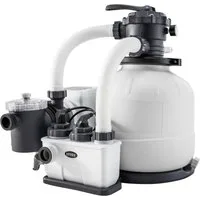 Intex Sandfilteranlage Krystal Clear CG-26675, mit Salzwasser-System, 7900 l/h