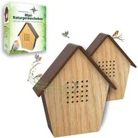 Northpoint LED Dekolicht Soundbox Naturgeräuschebox mit Echtholz, LED, Bewegungssensor