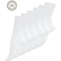 Yenita® Socken (6-Paar) Handgekettelte Zehennaht