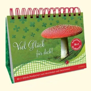 Viel Glück für dich!: 30+1 Glücks-Postkarten zum Verschicken und Verschenken