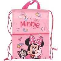 Disney Minnie Mouse Turnbeutel Turnbeutel Tasche Stylische Gymbag für Schule und Sport