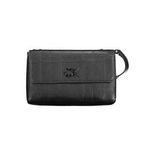 Calvin Klein Nero Polyester Damen Schultertasche