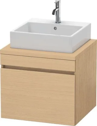 Duravit DuraStyle Konsolenwaschtischunterbau wandhängend Natur Eiche Matt 600x548x512 mm - DS5310030 DS531003030