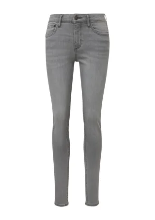 Q/S designed by - Jeans Sadie Skinny Fit grau - Gr. - 36/34