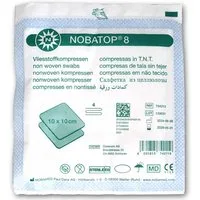 NOBAMED Paul Danz AG Erste-Hilfe-Set Nobatop steril Kompresse 10 x 10 cm, 8 x 2 Stück sterile Wundauflagen