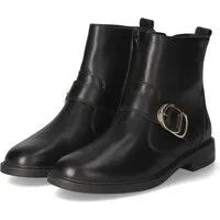 Paul Green Paul Green 8230-00 Damen Glattleder black Schlupfstiefel