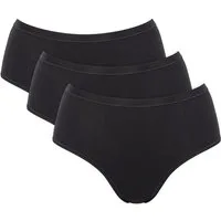 sloggi Midislip GO Daily Cotton (3er Pack) Glanz-Effekt Details, weich, Baumwollmix, bequem, elastisch