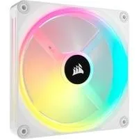 iCUE LINK QX140 RGB 140-mm-PWM-Lüfter, Gehäuselüfter weiß, Erweiterungskit, 140 mm