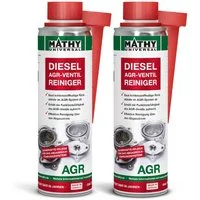 MATHY Diesel-Additiv MATHY-AGR Abgasrückführventil-Reiniger 2 x 300 ml, 0,6 l, (2-St) Reinigt das AGR-System