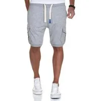 Amaci&Sons Sweatshorts ECORSE Sweathose Herren Bermuda Bequeme Kurze Männer Hose