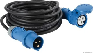 HERTH&BUSS Verbindungskabel, Steckdose, CEE 3-polig blau - 51307053