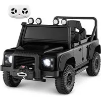 COSTWAY Elektro-Kinderauto, Belastbarkeit 30 kg, (1-tlg), Elektroauto, Elektrofahrzeug mit Fernbedienung & Musik