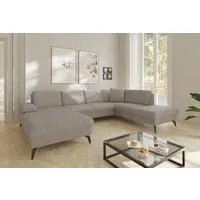 sit&more Wohnlandschaft Morris Jubi U-Form, B: 300 cm, mit Armteilfunktion & 1 Zierkissen, optional Bettfunktion